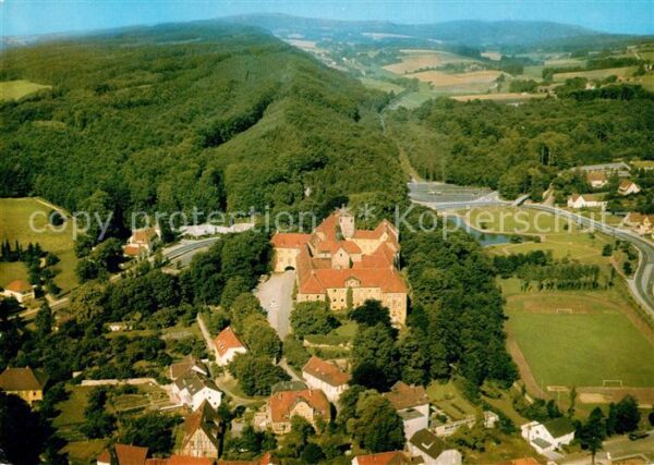 Bad Iburg Fliegeraufnahme Schloss