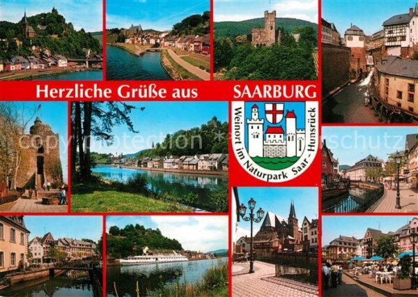 Saarburg Saar Stadtansichten Burgruine