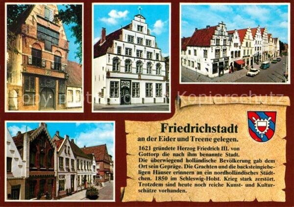 Friedrichstadt Eider Alte Münze Paludanushaus Giebelhäuser M