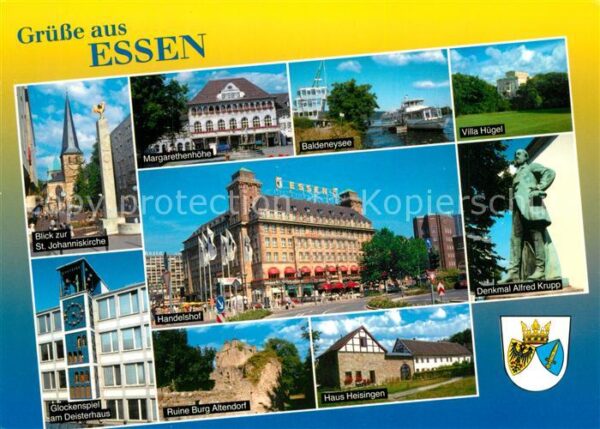 Essen Ruhr Margarethenhöhe Baldeneysee Villa Hügel