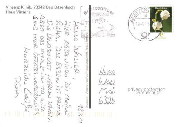 Ditzenbach Bad Haus Vinzenz Klinik – Bild 2