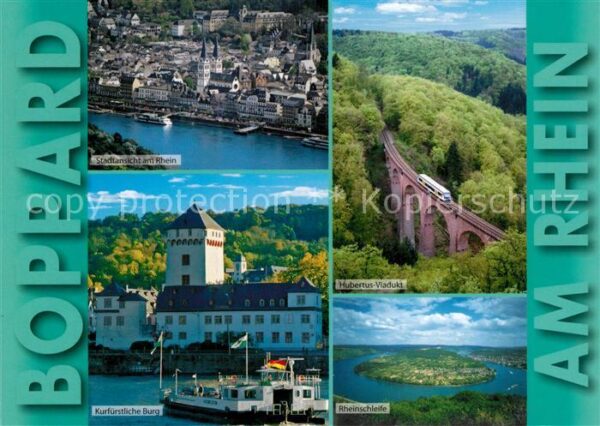Boppard Rhein Stadtansicht Kurfürstliche Burg Rheinsc