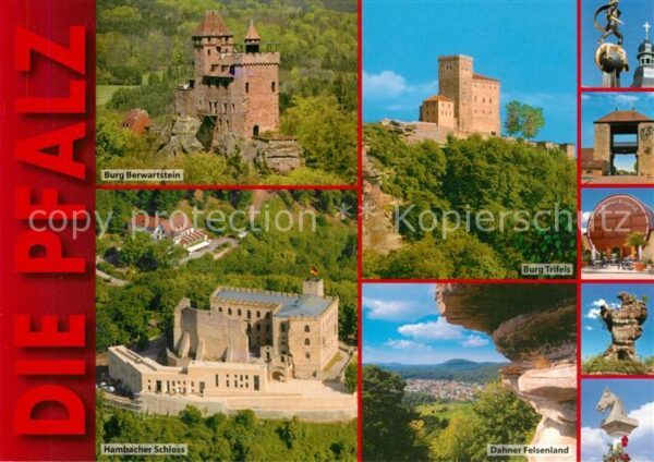 Dahn Burg Trifels Berwartstein Hambacher Sch