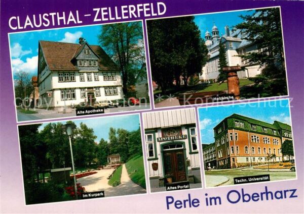 Clausthal-Zellerfeld Alte Apotheke Holzkirche Kurpark Altes