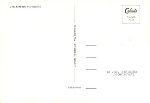 Einbeck Niedersachsen Marktstraße – Bild 2