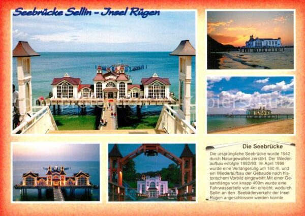 Sellin Ruegen Seebrücke Abendstimmung