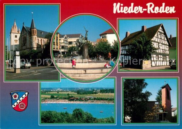 Nieder-Roden Katholische Pfarrkirche Strand Brunnen