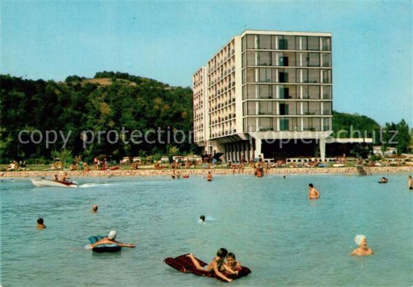 Tihany Szallo Hotel Ansicht vom See aus