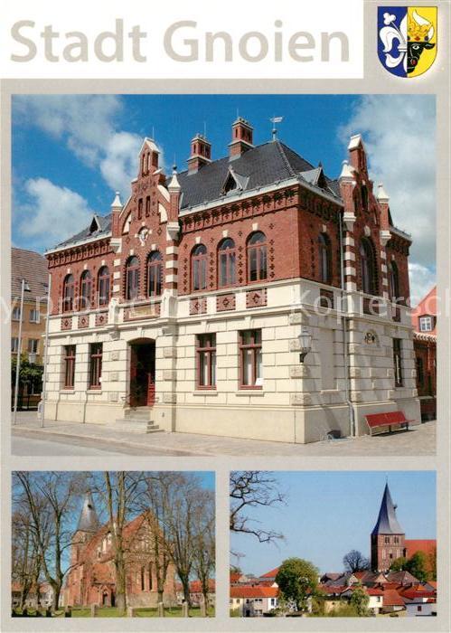 Gnoien Rathaus Kirche Stadtansicht