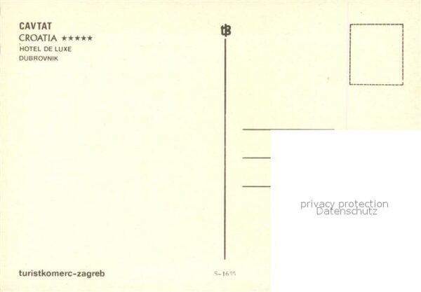 Dubrovnik Ragusa Cavtat Croatia Hotel Fliegeraufnahme – Bild 2