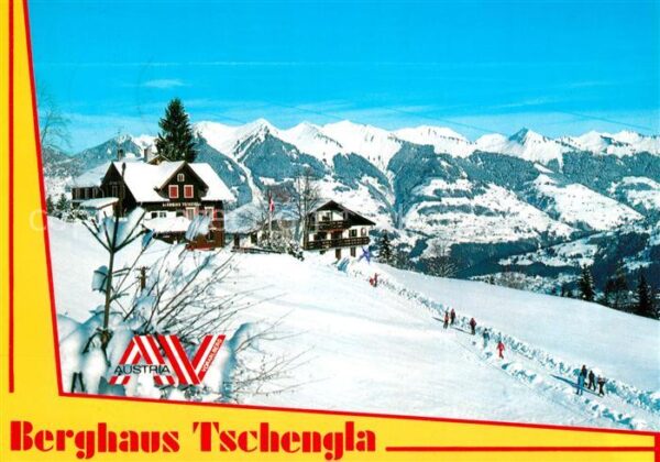Buerserberg Vorarlberg Gasthaus Pension Tschengla Winterlandsc