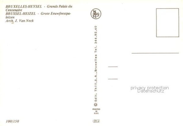 Heysel Bruxelles Bruessel Grands Palais du Centenaire – Bild 2
