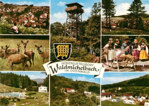 Waldmichelbach Teilansichten Höhenluftkurort im Odenwa
