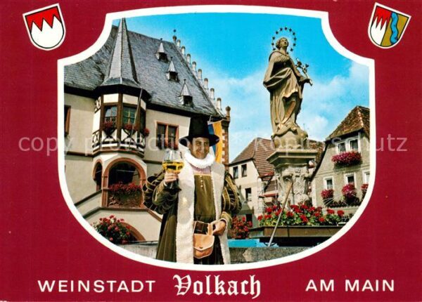 Volkach Volkacher Ratsherr in historischer Trac