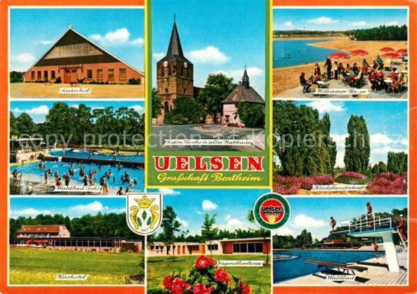 Uelsen Reiterhof Waldbad Kurhotel Kirche Ratha