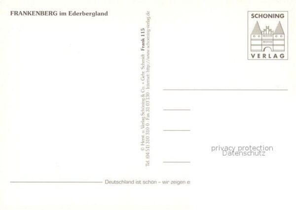 Frankenberg Eder Rathaus Altstadt Fachwerkhäuser Denkmal – Bild 2