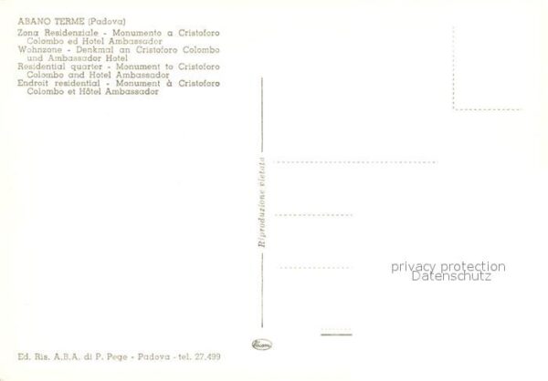 Abano Terme Zona Residenziale Monumento a Cristofor – Bild 2