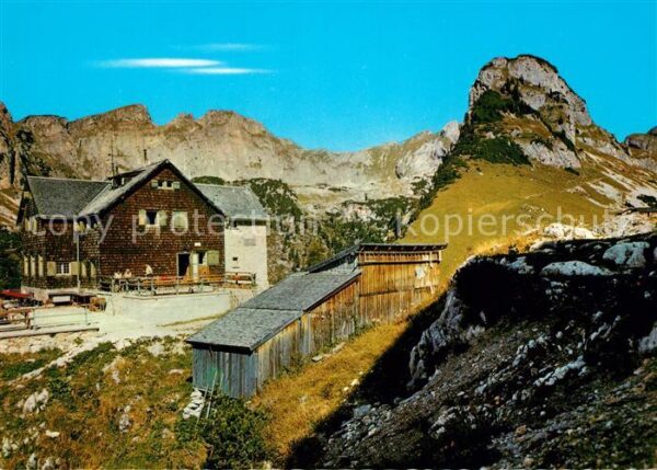 Erfurterhuette gegen Gschöllkopf Rofangebirge
