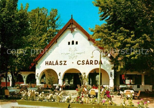 Keszthely Halaszcsarda Fischerschenke Terrasse