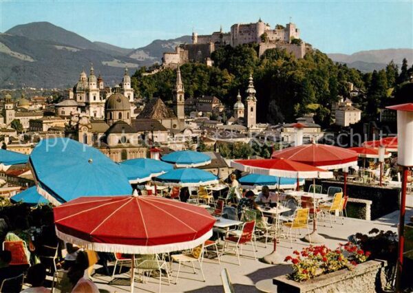 Salzburg Oesterreich Grand Cafe Winkler am Mönchsberg Terras