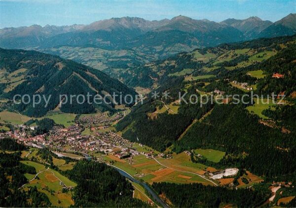 Murau Steiermark Fliegeraufnahme mit Stolzalpe gegen Nie