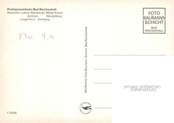 Bad Reichenhall Fliegeraufnahme Reiteralm Loferer Stein – Bild 2