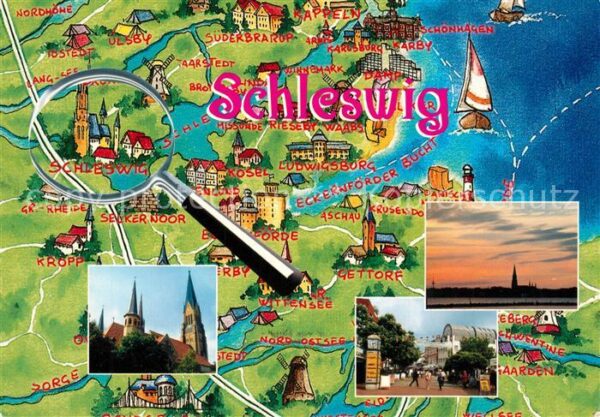 Schleswig Holstein Lagekarte
