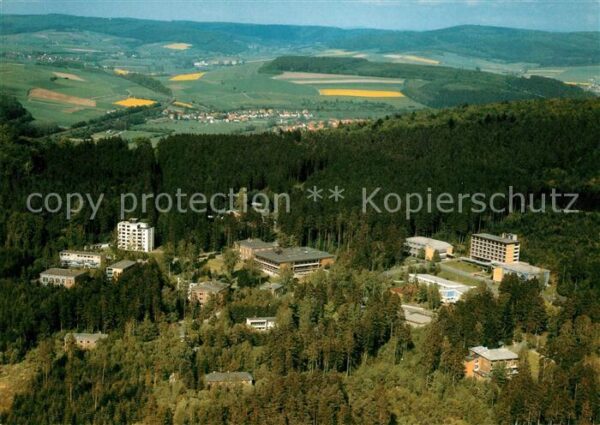 Lippoldsberg Fliegeraufnahme Klinik und Rehazentrum
