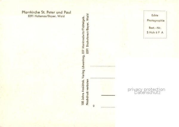 Hohenau Niederbayern Pfarrkirche St. Peter und Paul – Bild 2