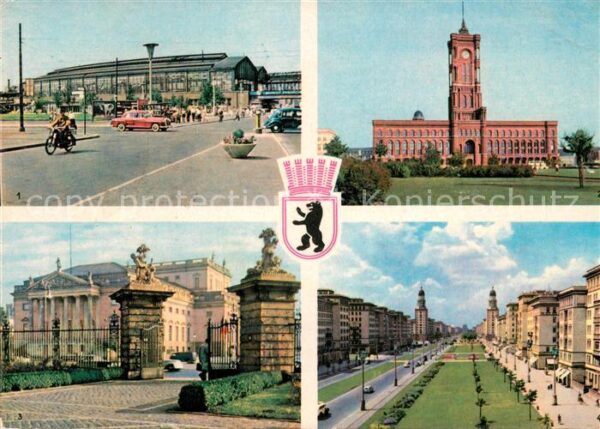 Berlin Bahnhof Friedrichstrasse Rathaus Deutsc