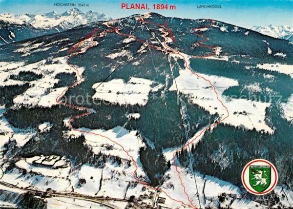Schladming Obersteiermark Fliegeraufnahme Skigebiet Fastenberg-Pl