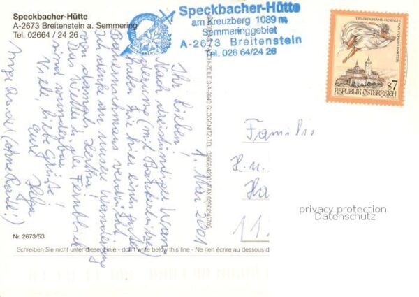 Speckbacherhuette Kreuzberg Kreuzberg Breitenstein am Semmering – Bild 2