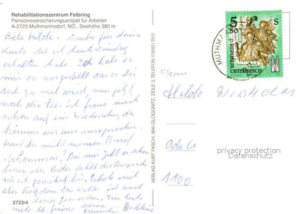 Muthmannsdorf Winzendorf Rehazentrum Felbring – Bild 2