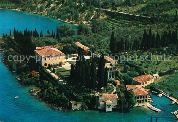 Garda Lago di Garda Fliegeraufnahme Punta S. Vigilio