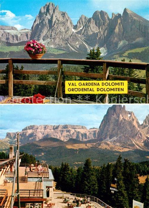 Val Gardena Grödental Dolomiten Seiser-Alpe Langkof