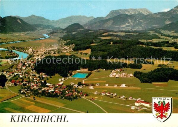 Kirchbichl Tirol Fliegeraufnahme Freibad