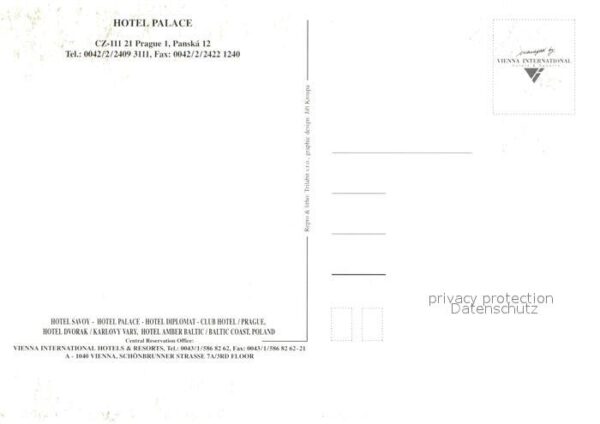 Prag Prahy Prague Hotel Palace – Bild 2