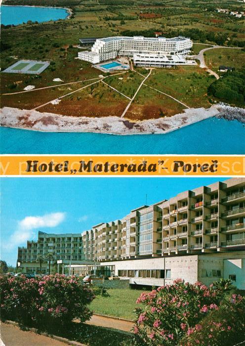 Porec Fliegeraufnahme Hotel Materada