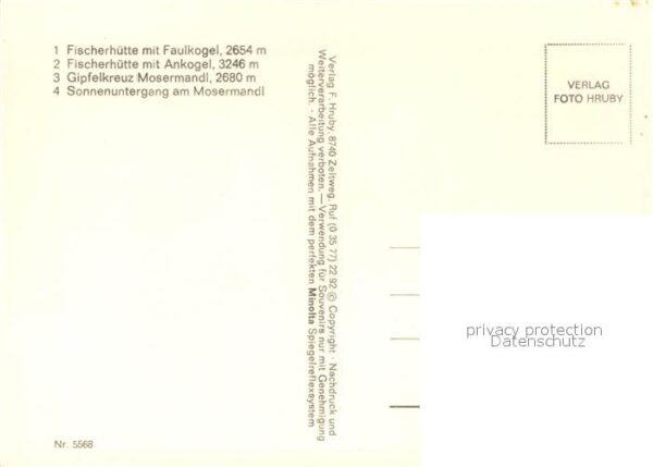 Fischerhuette Schneeberg mit Faulkogel Ankogel Gipfelkreuz Moser – Bild 2