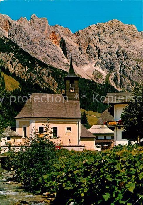 Hinterthal mit Wildarlmkirchl und Brandhorn