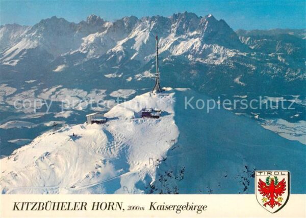 Kitzbuehel Tirol Fliegeraufnahme Kitzbüheler Horn Kaiser