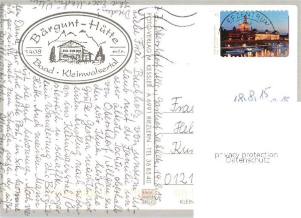 Baad Mittelberg Kleinwalsertal Bärgunt Hütte – Bild 2