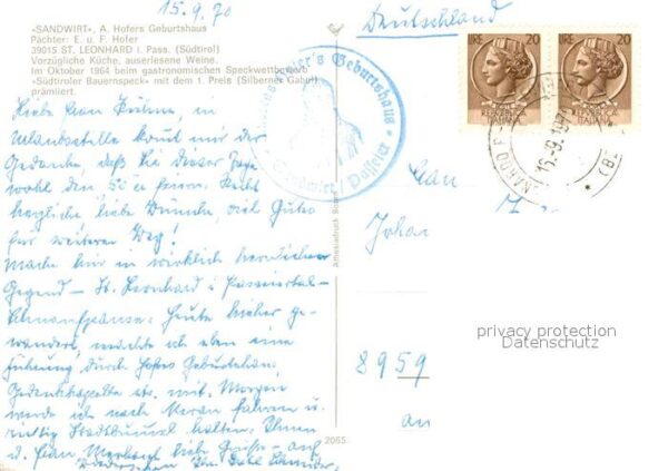 St Leonhard Passeier Andreas Hofers Geburtshaus Sandwirt – Bild 2