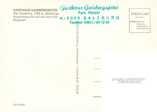 Salzburg Oesterreich Gasthaus Gaisbergspitze Winterpanorama – Bild 2