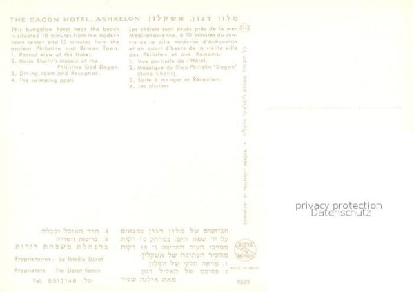 Ashkelon The Dagon Hotel Gastraum Swimmingpool – Bild 2