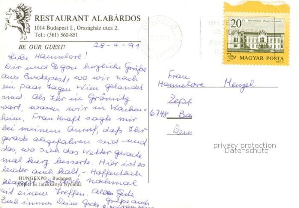 Budapest Restaurant Alabardos – Bild 2
