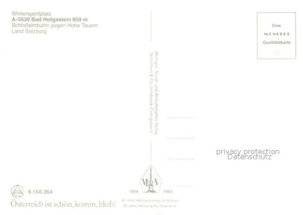 Bad Hofgastein Schlossalmbahn mit Hohe Tauern – Bild 2