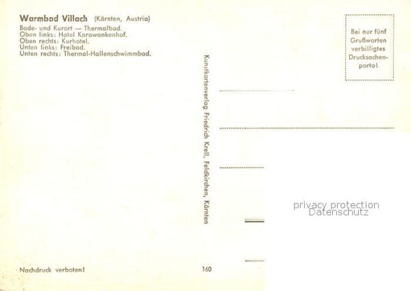 Warmbad Villach Karawankenhof Kurhotel Freibad Thermal – Bild 2