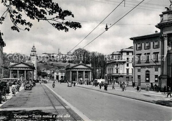 Bergamo Porta nuova e citta alta