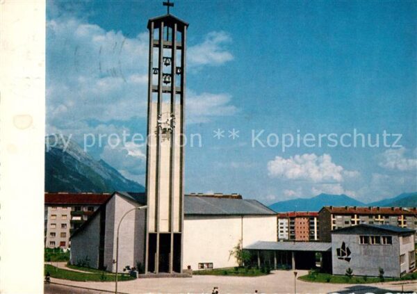 Innsbruck Landesgedächtniskirche St Paulus mit Gl